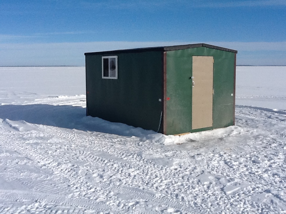  Leech Lake ice fishing - Big Rock Resort